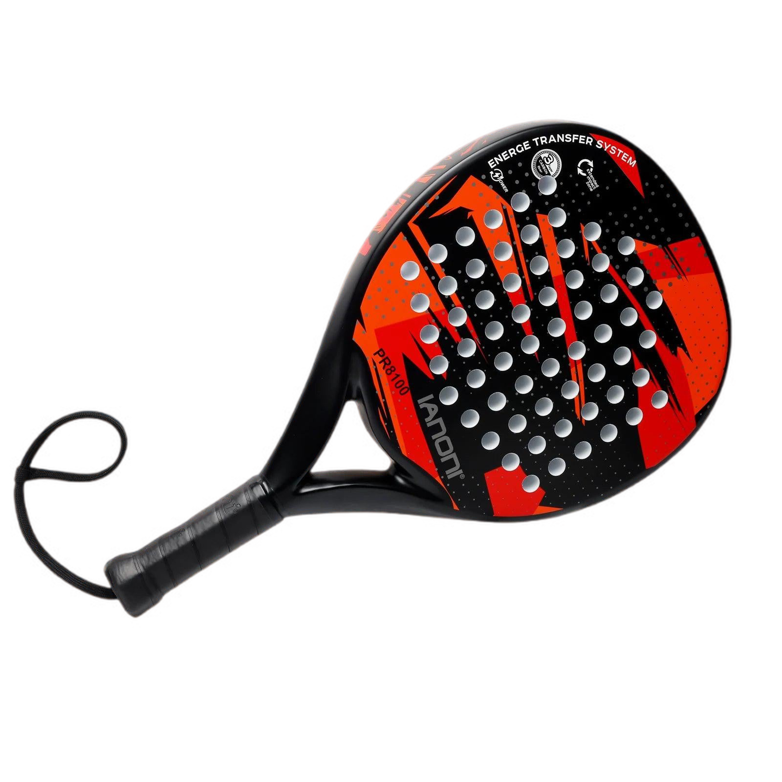 Raquette de Padel IANONI - Fibre de Carbone, Noyau EVA Memory Flex, Ultra-Légère