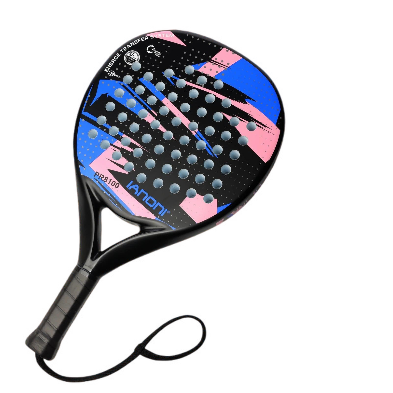 Raquette de Padel IANONI - Fibre de Carbone, Noyau EVA Memory Flex, Ultra-Légère