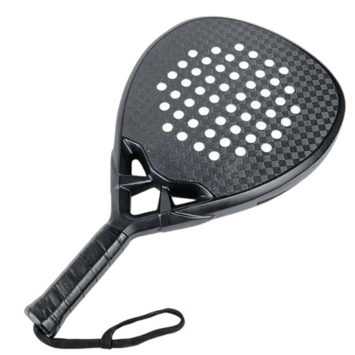 Raquette de Padel AMASPORT Pro Full Carbon 18K - Forme Diamant, EVA Soft 38mm