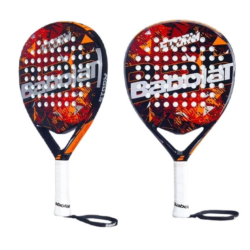 Raquette de Padel Femme BABOLAT - Fibre de Carbone, EVA Soft, Design Coloré